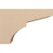 Ekena Millwork 7"W x 21"D x 14"H Classic Monterey Rough Cedar Woodgrain TimberThane Corbel, Primed Tan CORUR07X21X14MONRCPR - alternate 5